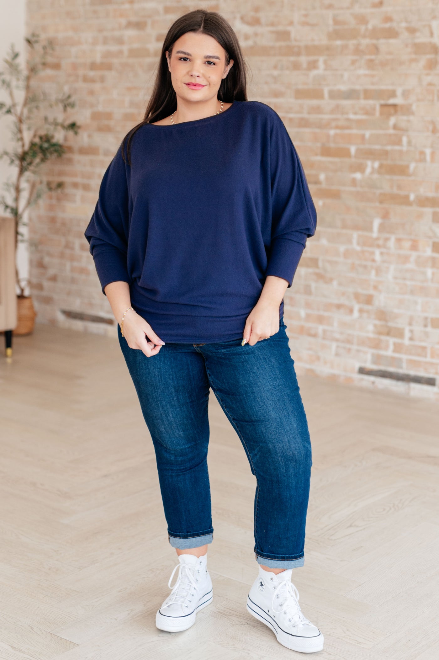 Casually Comfy Batwing Top|Corner Stone Spa Boutique-Tops- Corner Stone Spa and Salon Boutique in Stoughton, Wisconsin