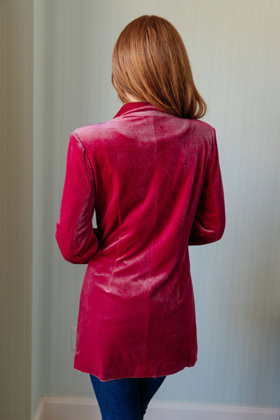 Verity Velvet Blazer|Corner Stone Spa Boutique-Womens- Corner Stone Spa and Salon Boutique in Stoughton, Wisconsin