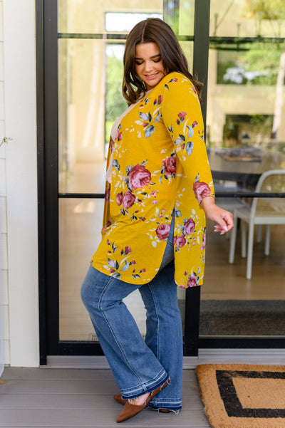 Grow As You Go Floral Cardigan|Corner Stone Spa Boutique-Womens- Corner Stone Spa and Salon Boutique in Stoughton, Wisconsin