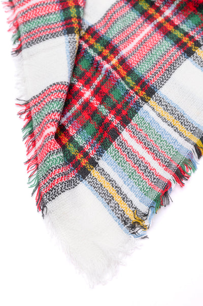 Holiday Plaid Scarf|Corner Stone Spa Boutique-Womens- Corner Stone Spa and Salon Boutique in Stoughton, Wisconsin