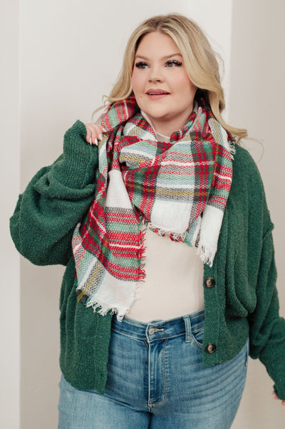 Holiday Plaid Scarf|Corner Stone Spa Boutique-Womens- Corner Stone Spa and Salon Boutique in Stoughton, Wisconsin