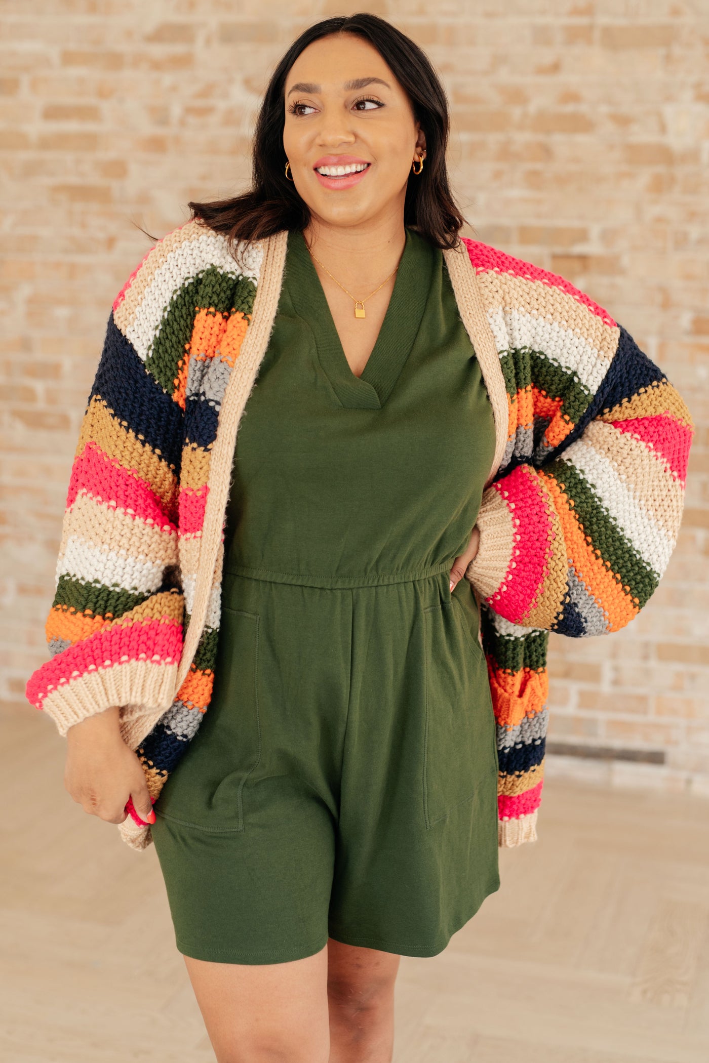 Life in Technicolor Knit Cardigan|Corner Stone Spa Boutique-Tops- Corner Stone Spa and Salon Boutique in Stoughton, Wisconsin