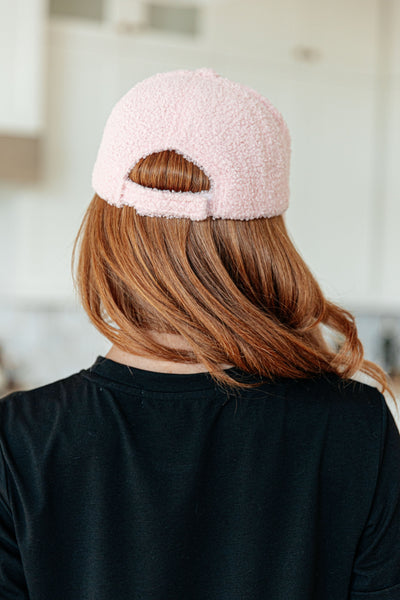 Lyla Sherpa Ball Cap in Pink|Corner Stone Spa Boutique-Womens- Corner Stone Spa and Salon Boutique in Stoughton, Wisconsin