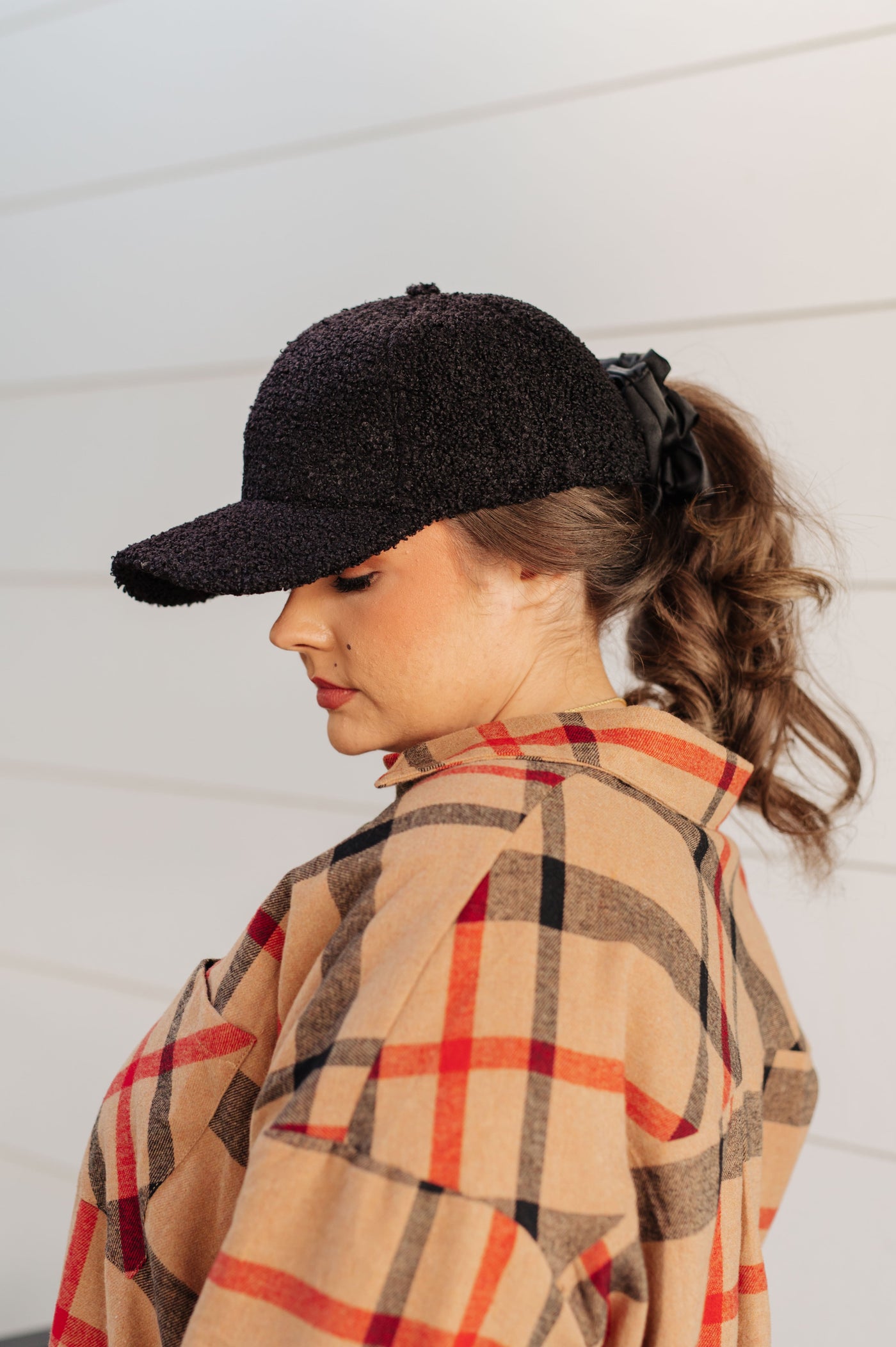 Lyla Sherpa Ball Cap in Black|Corner Stone Spa Boutique-Womens- Corner Stone Spa and Salon Boutique in Stoughton, Wisconsin