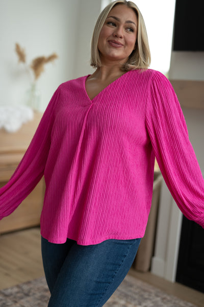 Very Refined V-Neck Blouse|Corner Stone Spa Boutique-Womens- Corner Stone Spa and Salon Boutique in Stoughton, Wisconsin