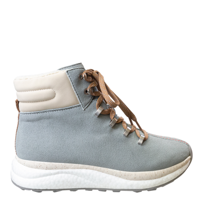 OTBT - BUCKLY in GREY Sneaker Boots-WOMEN FOOTWEAR- Corner Stone Spa and Salon Boutique in Stoughton, Wisconsin