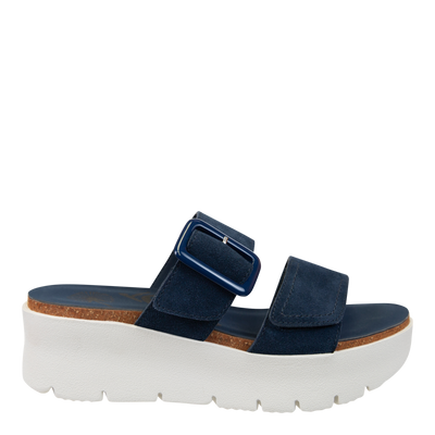 OTBT - CAMEO in NAVY Platform Sandals|Corner Stone Spa Boutique-WOMEN FOOTWEAR- Corner Stone Spa and Salon Boutique in Stoughton, Wisconsin