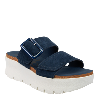 OTBT - CAMEO in NAVY Platform Sandals|Corner Stone Spa Boutique-WOMEN FOOTWEAR- Corner Stone Spa and Salon Boutique in Stoughton, Wisconsin