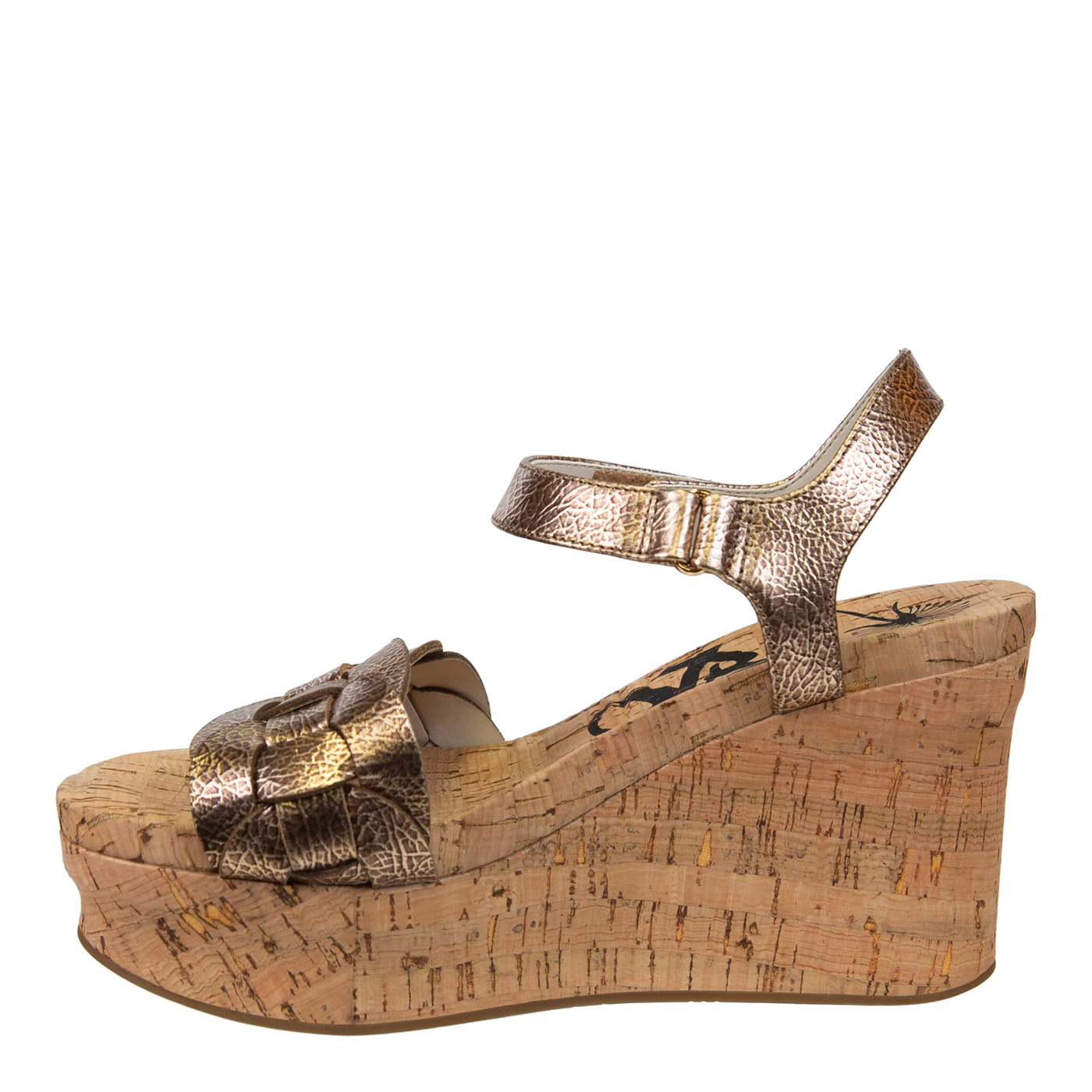 OTBT - CHARLESTON in GOLD Wedge Sandals-WOMEN FOOTWEAR- Corner Stone Spa and Salon Boutique in Stoughton, Wisconsin