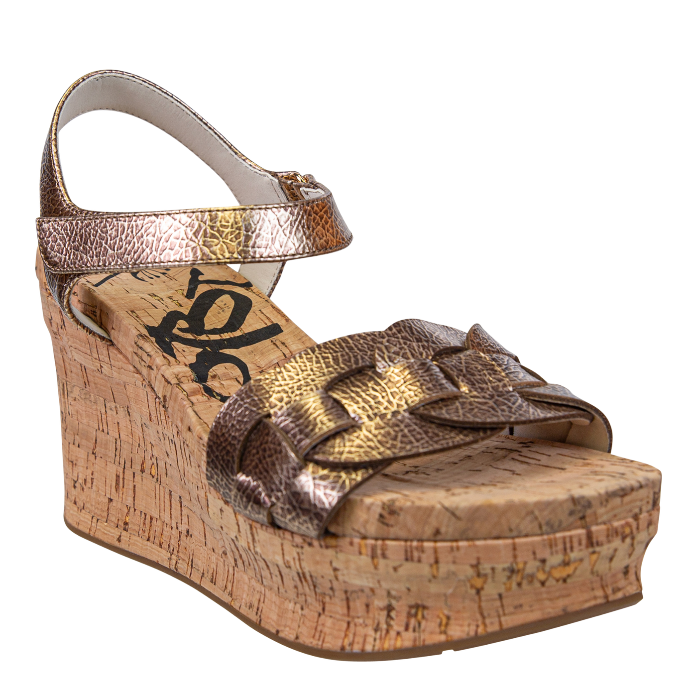 OTBT - CHARLESTON in GOLD Wedge Sandals-WOMEN FOOTWEAR- Corner Stone Spa and Salon Boutique in Stoughton, Wisconsin