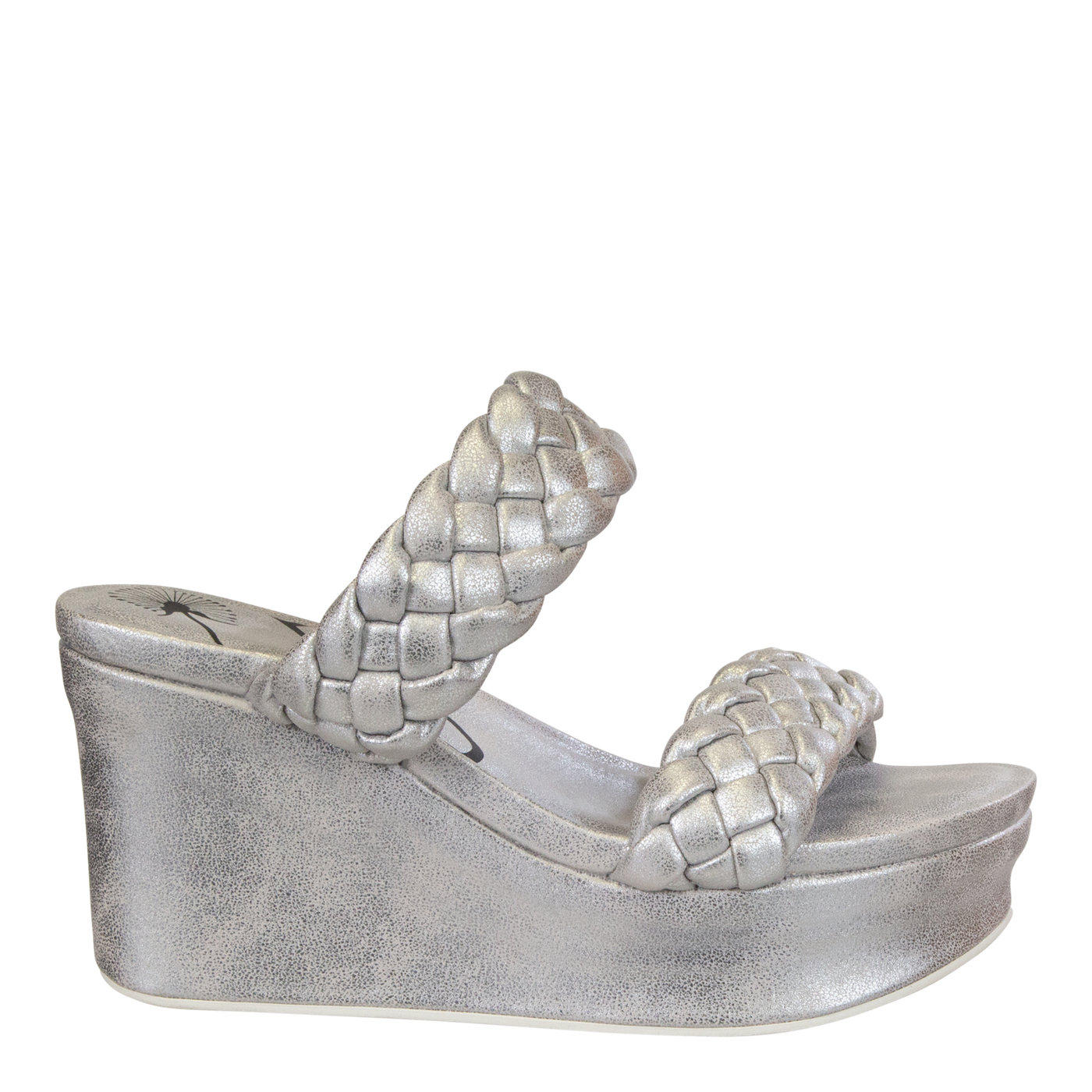 OTBT - FLUENT in SILVER Wedge Sandals-WOMEN FOOTWEAR- Corner Stone Spa and Salon Boutique in Stoughton, Wisconsin