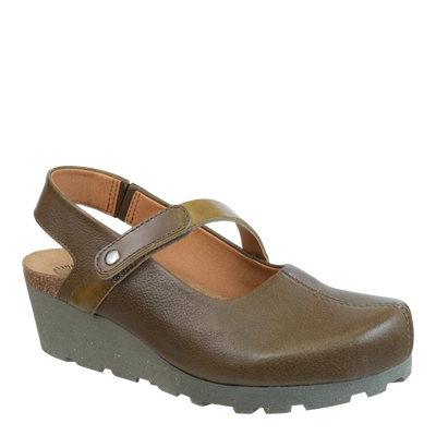 OTBT - PROG in GREIGE Wedge Clogs-WOMEN FOOTWEAR- Corner Stone Spa and Salon Boutique in Stoughton, Wisconsin
