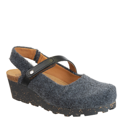 OTBT - PROG in GREY Wedge Clogs-WOMEN FOOTWEAR- Corner Stone Spa and Salon Boutique in Stoughton, Wisconsin