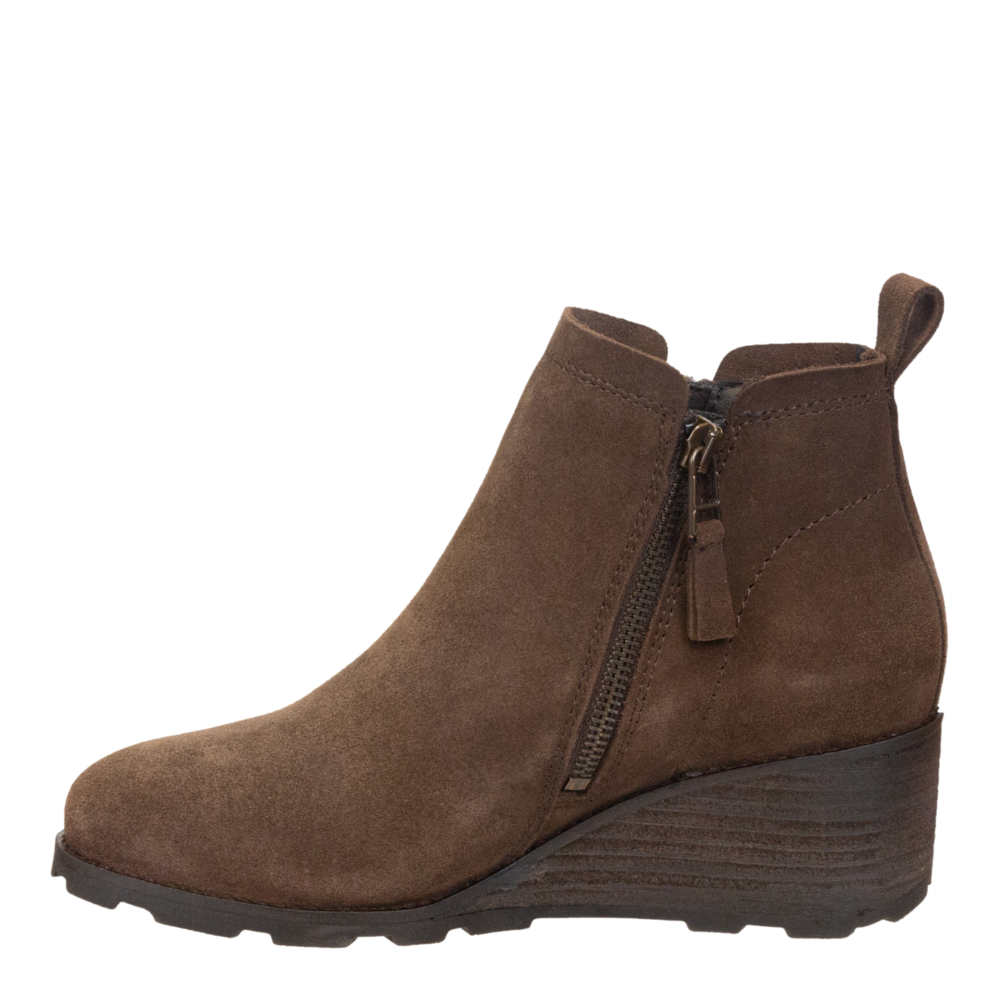 OTBT - STORY in BROWN Wedge Ankle Boots-WOMEN FOOTWEAR- Corner Stone Spa and Salon Boutique in Stoughton, Wisconsin