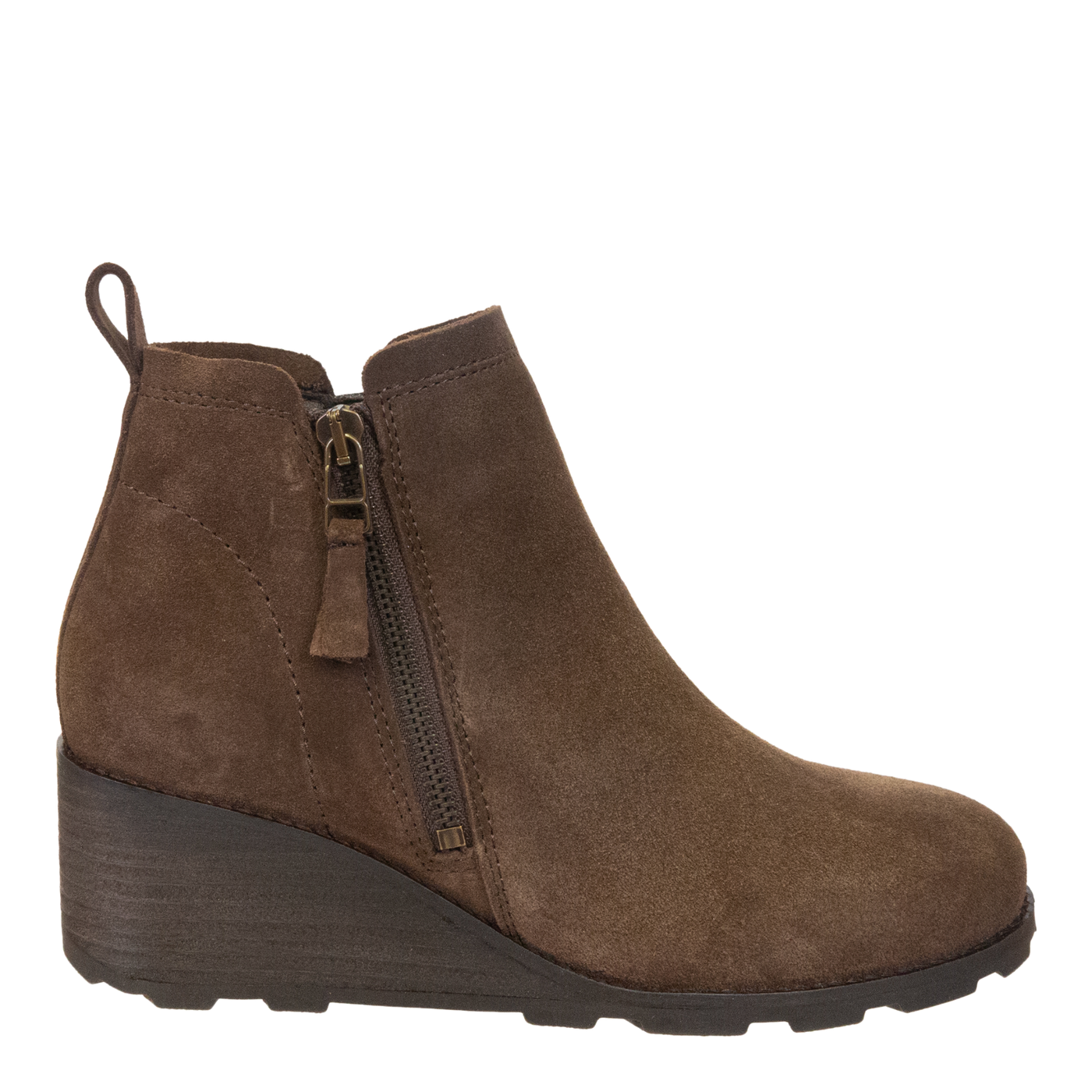 OTBT - STORY in BROWN Wedge Ankle Boots-WOMEN FOOTWEAR- Corner Stone Spa and Salon Boutique in Stoughton, Wisconsin