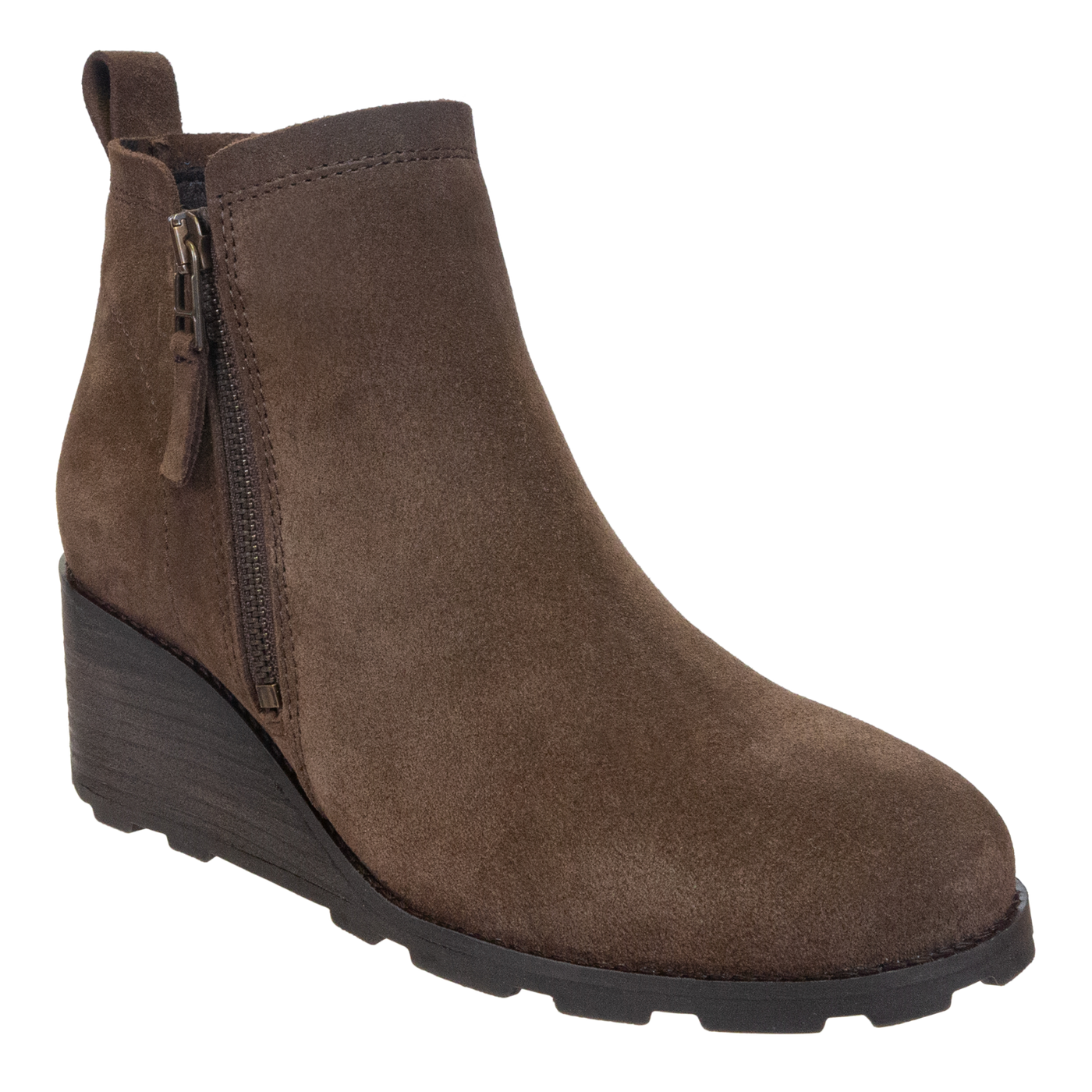 OTBT - STORY in BROWN Wedge Ankle Boots-WOMEN FOOTWEAR- Corner Stone Spa and Salon Boutique in Stoughton, Wisconsin