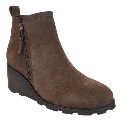 OTBT - STORY in BROWN Wedge Ankle Boots-WOMEN FOOTWEAR- Corner Stone Spa and Salon Boutique in Stoughton, Wisconsin